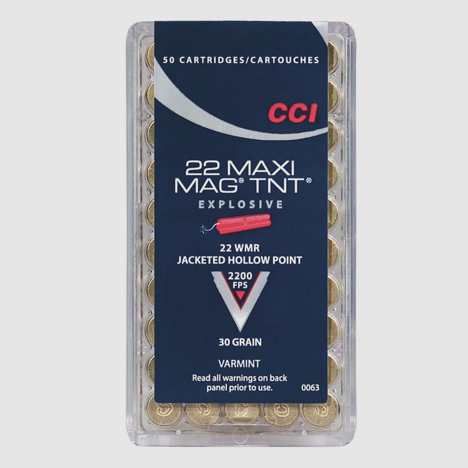 CCI .22WMR Maxi Mag. 30gr TNT – 50er