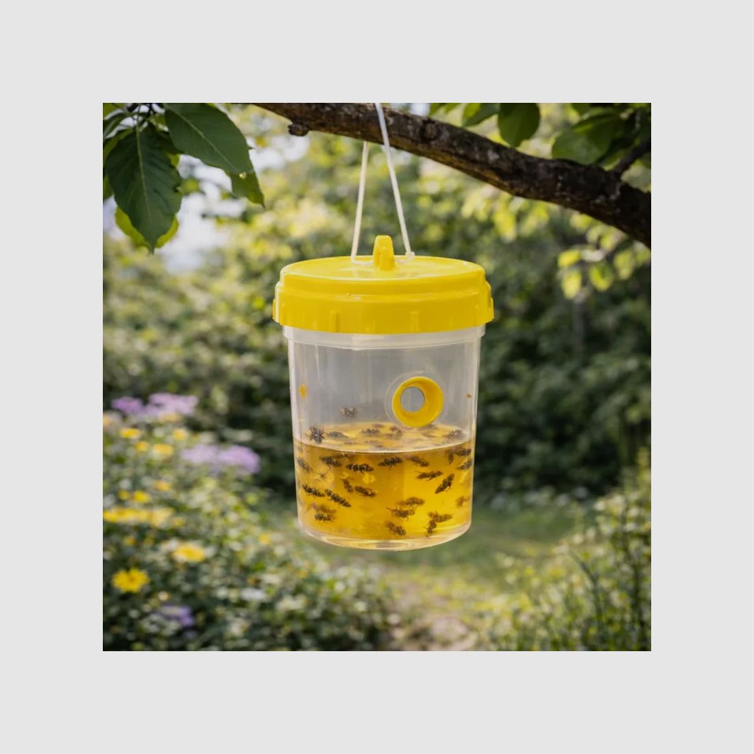 Wiederverwendbare Wespenfalle ohne Insektizid zum Aufhängen, Bild 1 von 8