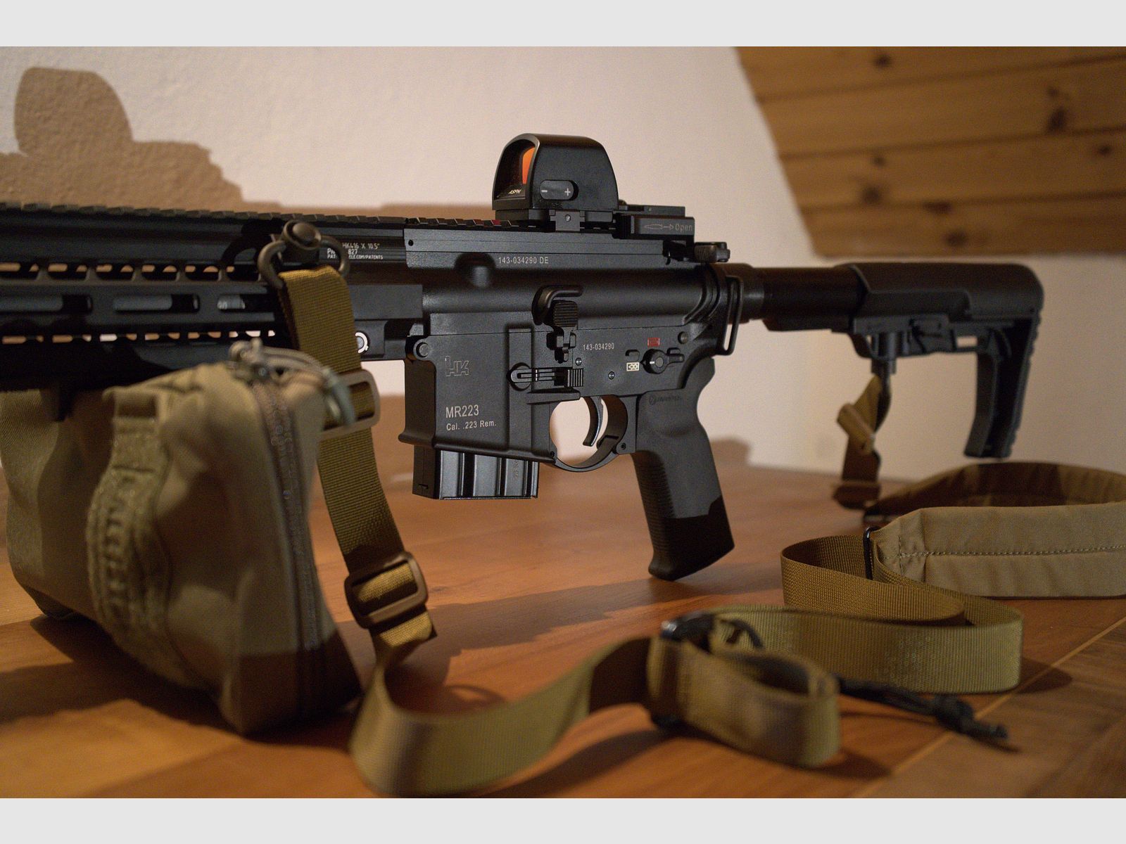 HK Heckler & Koch MR223 A3 / AR-15 11" mit GEISSELE Handguard + weiteren Extras