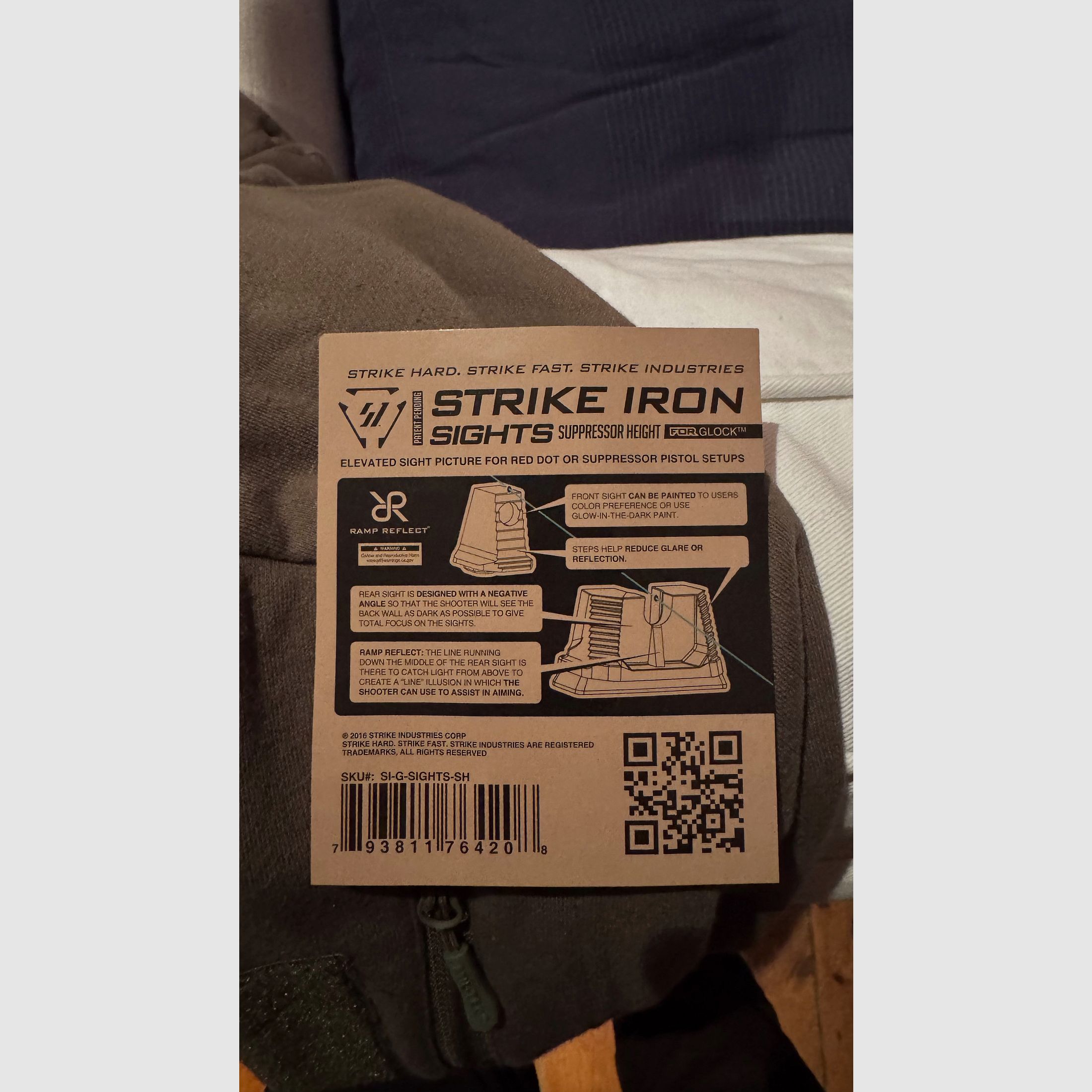 Strike Industries Strike Iron Sights Glock MOS