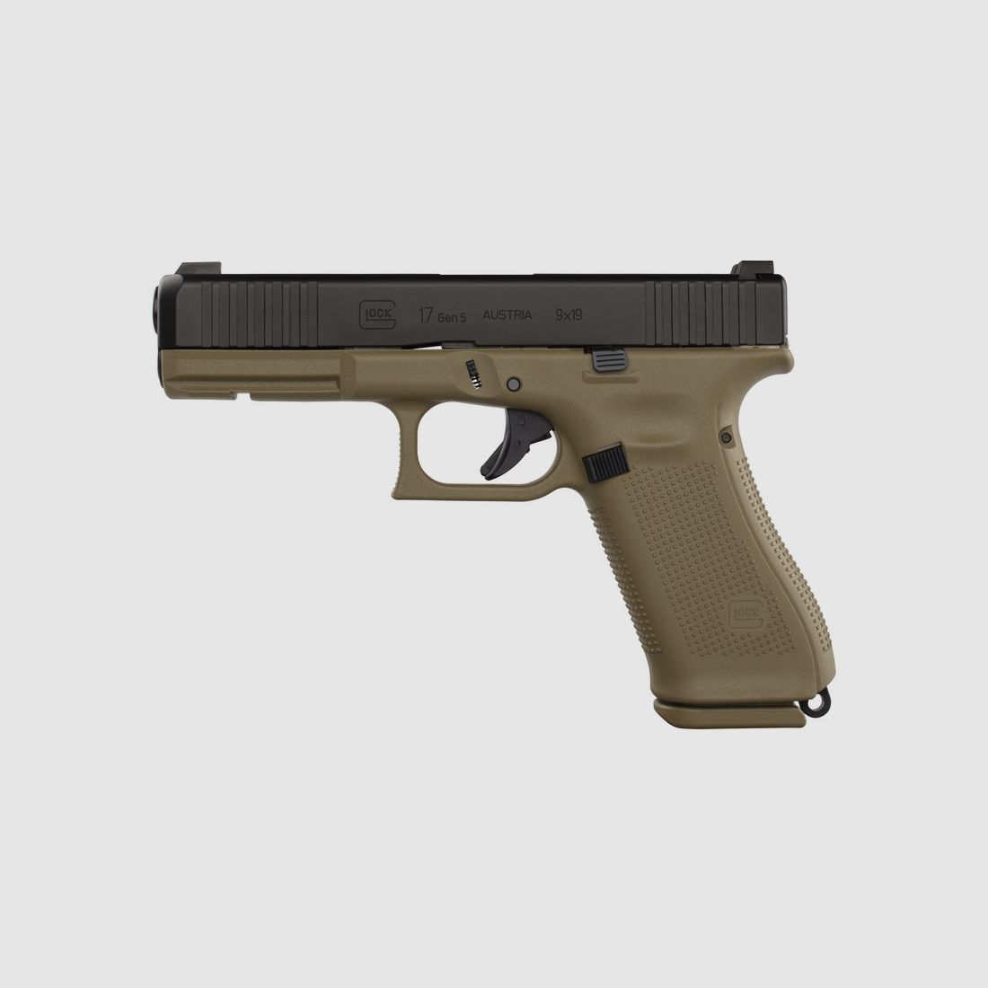 Glock Pistole G17 Gen5 FS FR Coyote 9 mm Luger 4,5" / 11,4 cm, Standard
