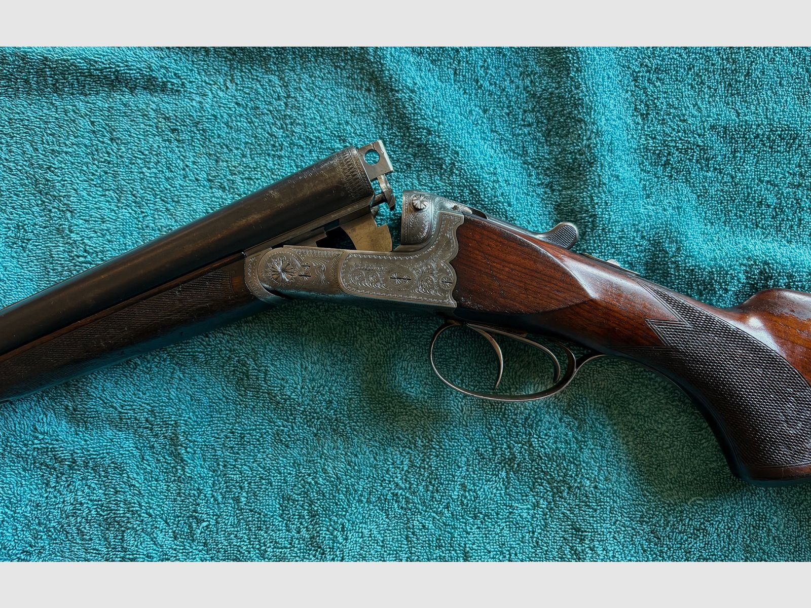 Alte Suhler Doppelflinte – Sempert & Krieghoff, Kaliber 16 ca. 100 Jahre alt