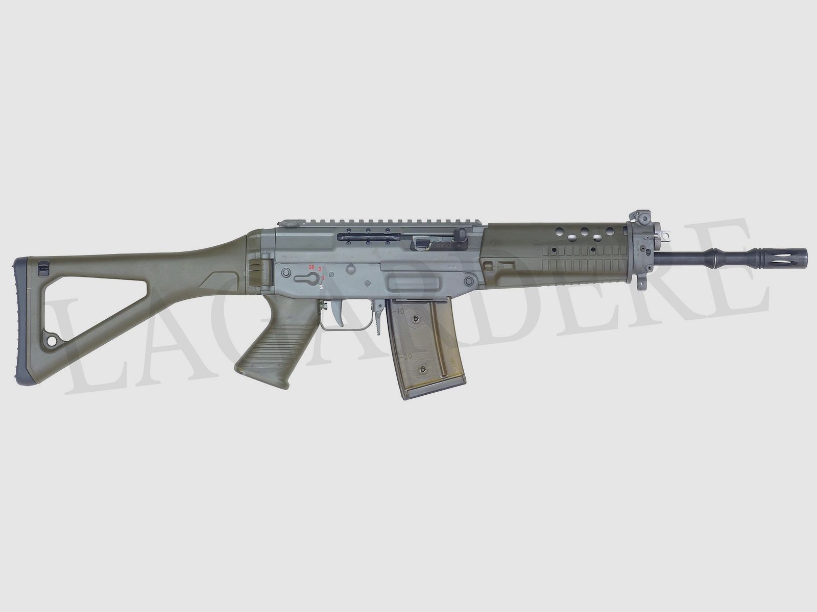 SAN SG 553-1 LB RAIL GREEN AUTOMATIC (AUTOMATIC ASSAULT RIFLE)