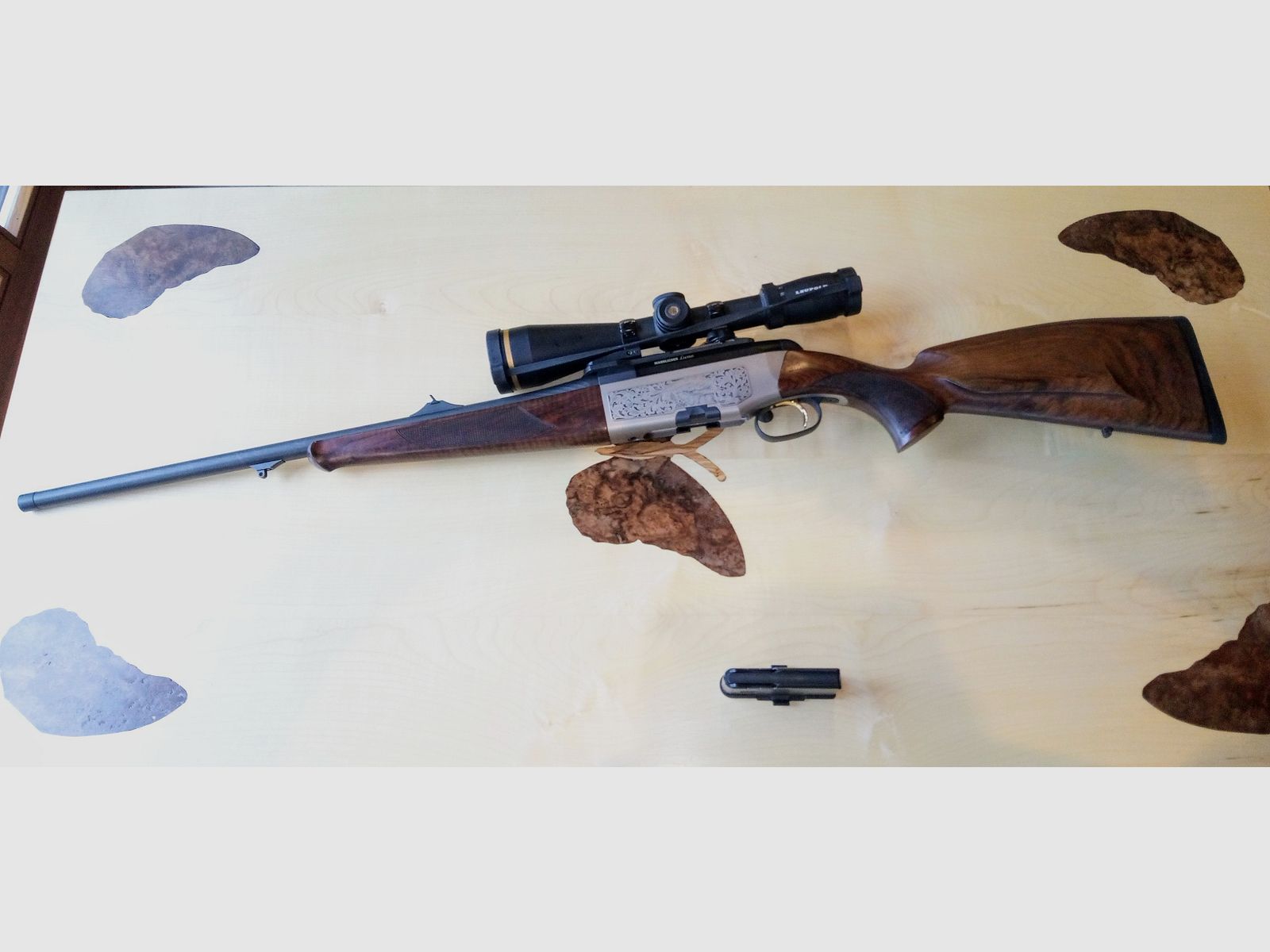 Steyr Mannlicher Luxus .270 WSM mit Leupolt VX-6  3-18x50/ Leutabs. Duplex. Mündungsgewinde
