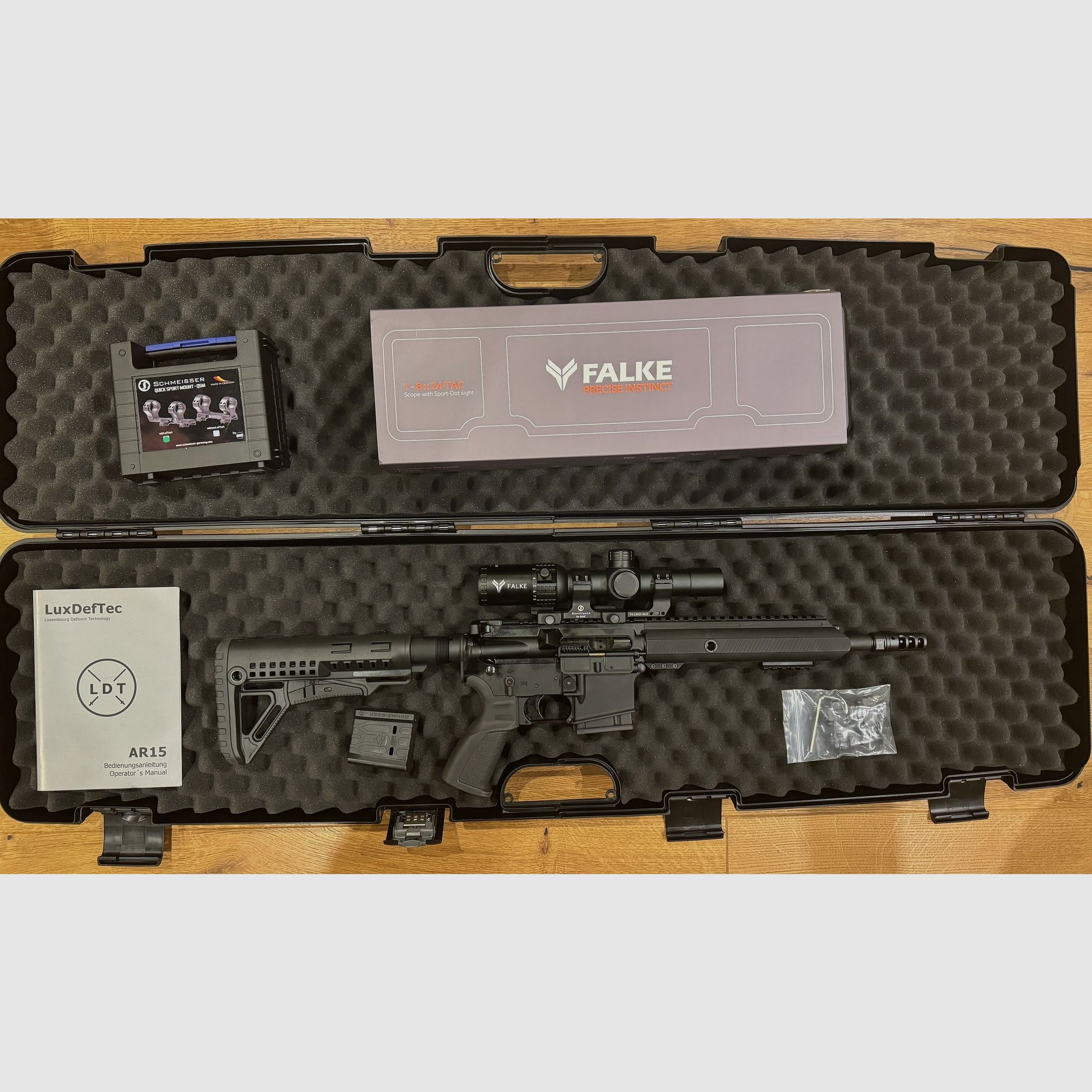 LDT15 L4S - sportliche Verwendung möglich inkl. FALKE 1-8x24 TAC