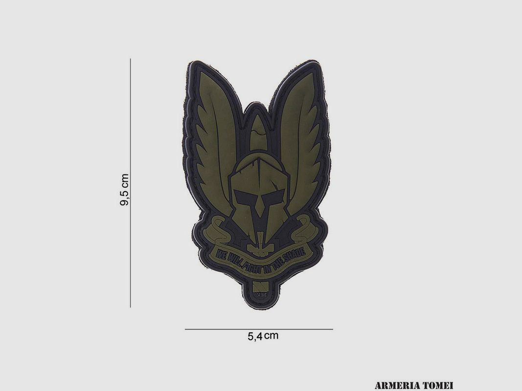 PATCH – 3D PVC SPARTAN GREEN #10099