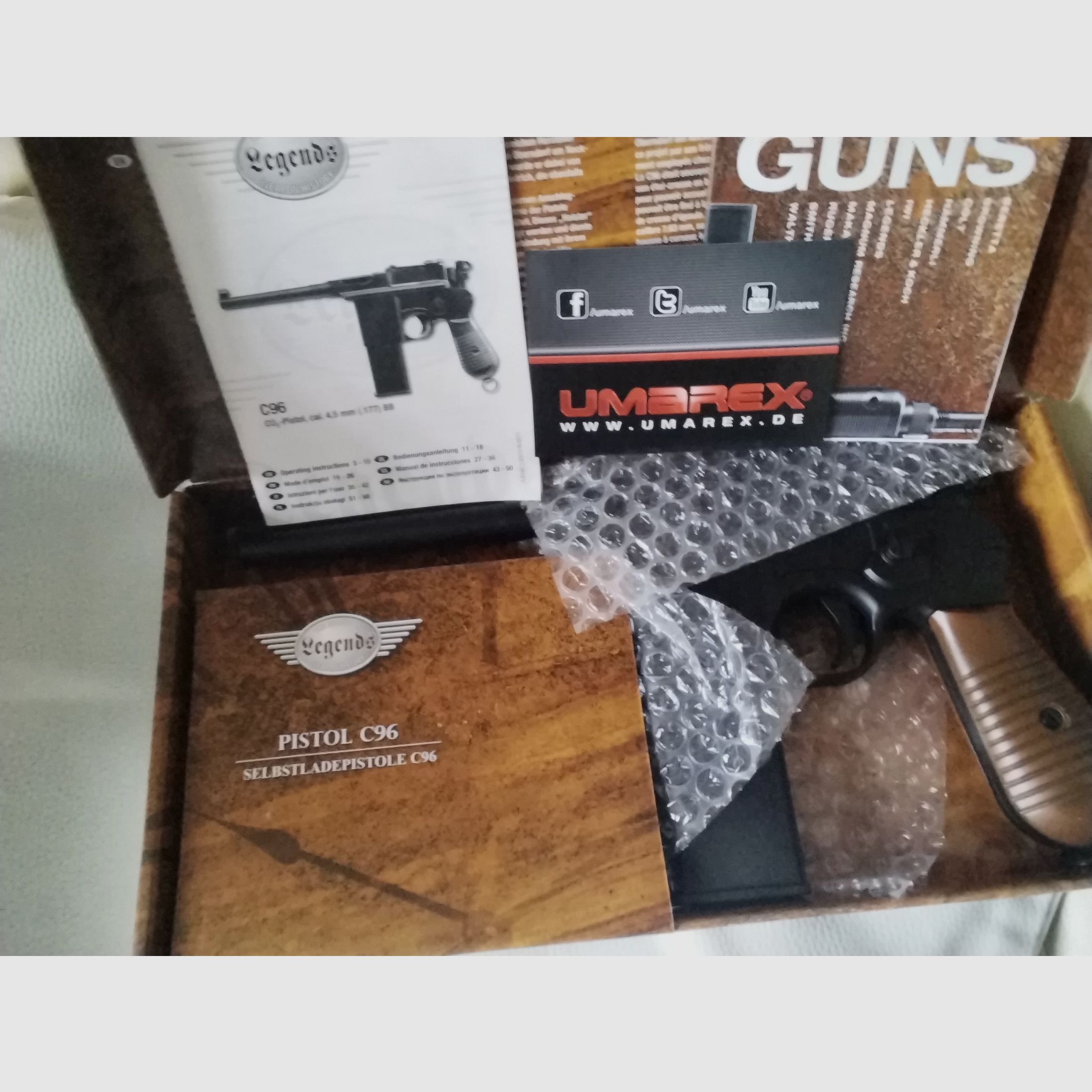 UMAREX Legends PISTOL C96 NEUF