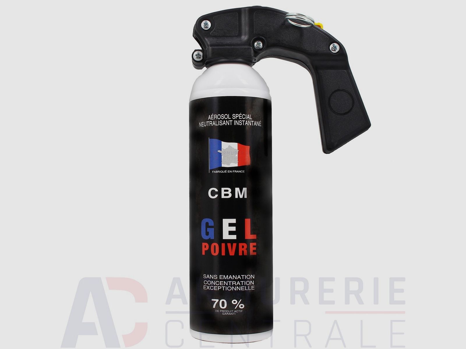 Gel de gas lacrimógeno, no spray de pimienta, gas CS