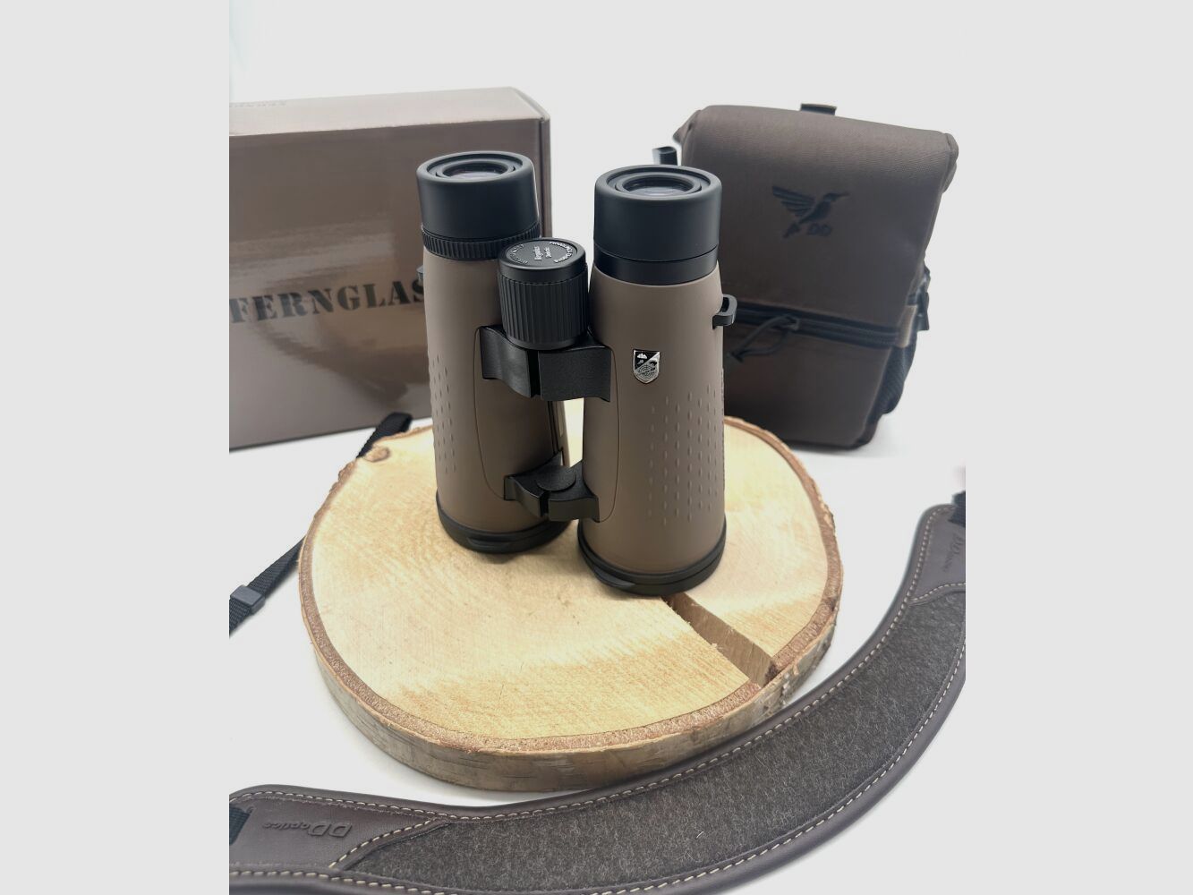 Ddoptics Fernglas-KW Regulus 8x56 HD mit Tasche und Niggeloh Trageriemen