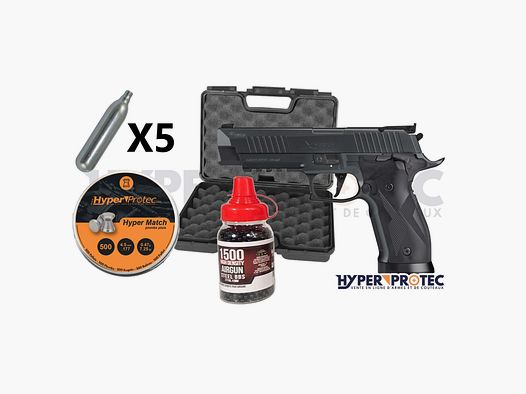 Pack pistolet à plomb Sig Sauer ASP X-Five