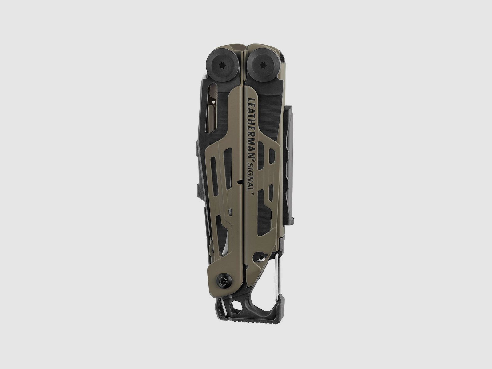 Leatherman SIGNAL Coyote Tan, Molle Holster, Schwarz, L