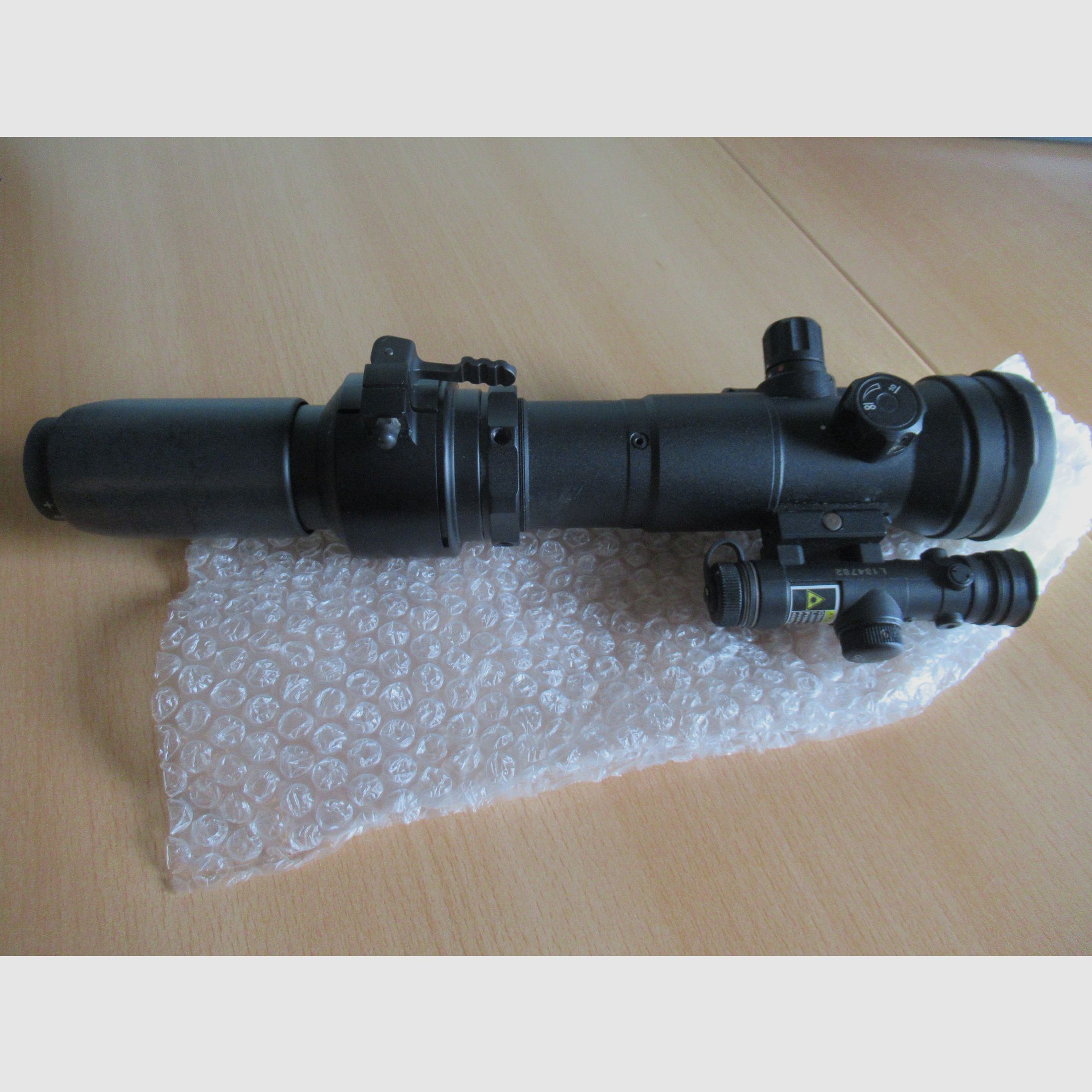 Nachtsicht Vorsatzgerät LYNX 1x53 mit Photonis Röhre und IR-Laser !! TOP !!!