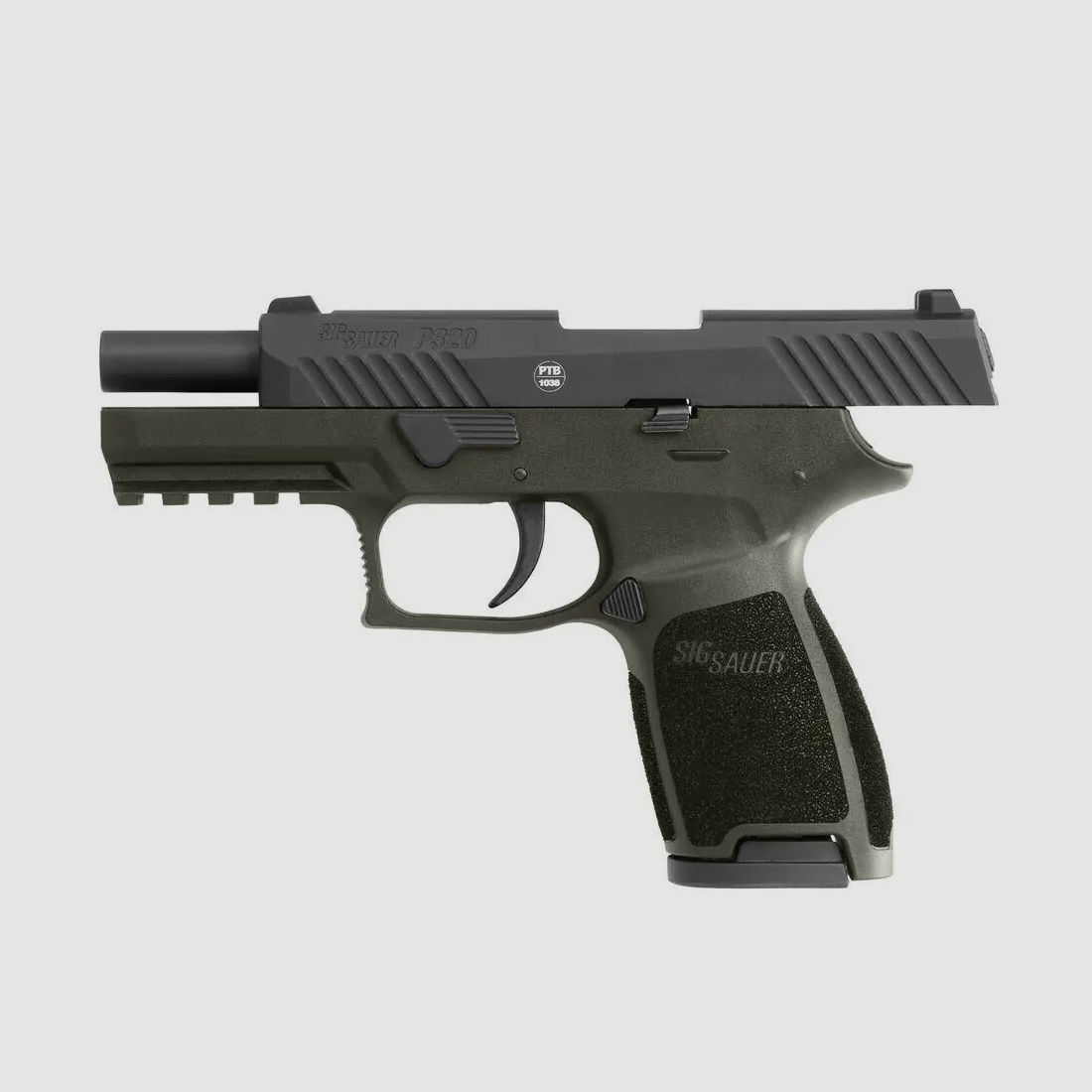 SIG SAUER P320 OD-GREEN SCHRECKSCHUSSPISTOLE IM KALIBER 9 MM P.A.K.