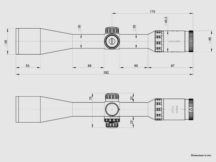 Zielfernrohr KAHLES Helia – 3.5-18x50i 4-Dot, Bild 10 von 11