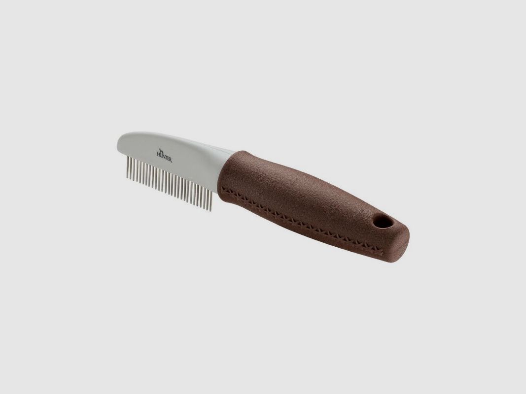 Hunter Pflegekamm Spa mit rotierenden Zinken, M= 19 x 4 cm