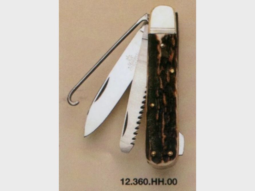Hubertus Solingen Jagdmesser mit Säge und Entenhaken