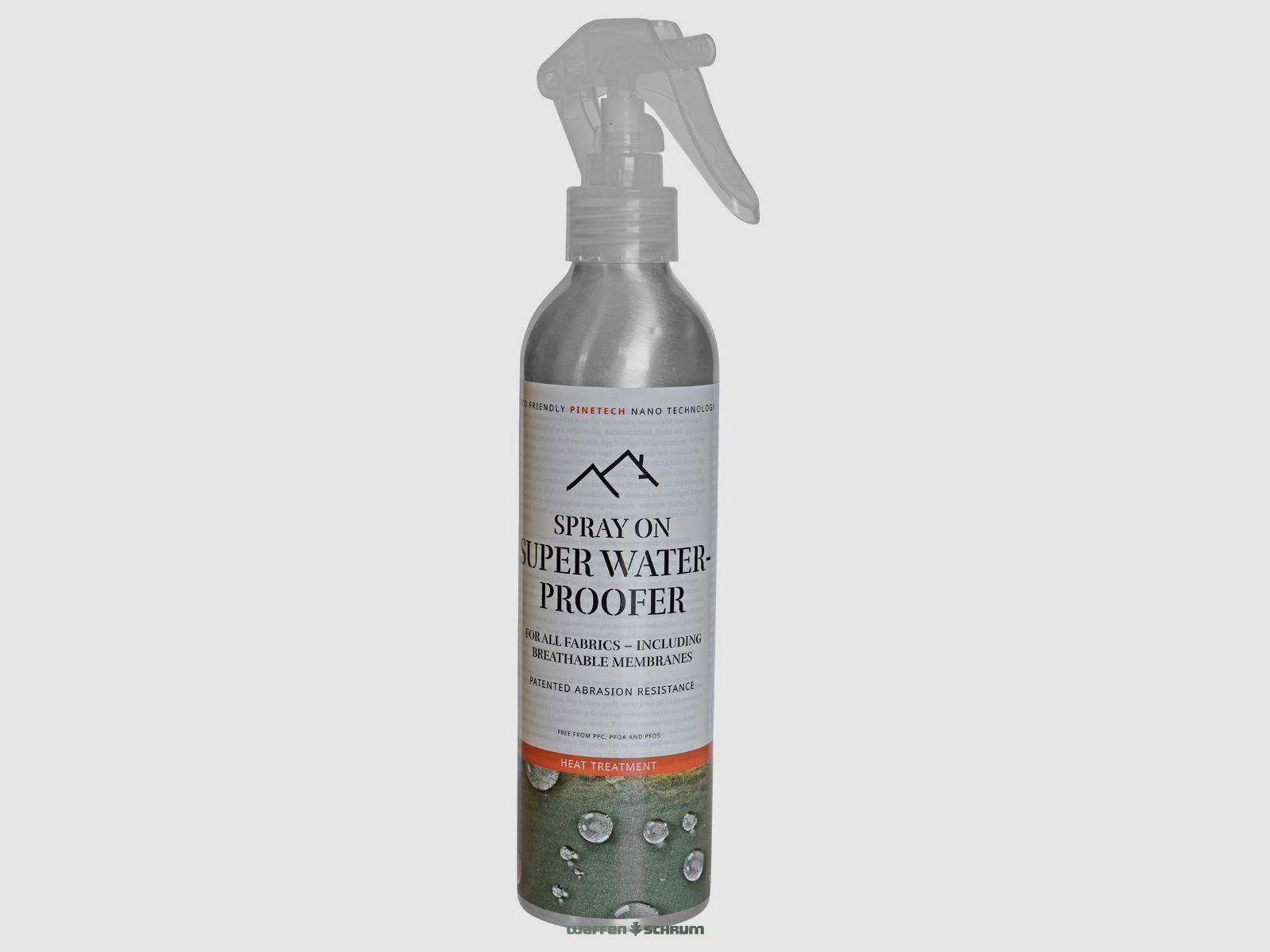 Pinewood impregnation spray for fabrics