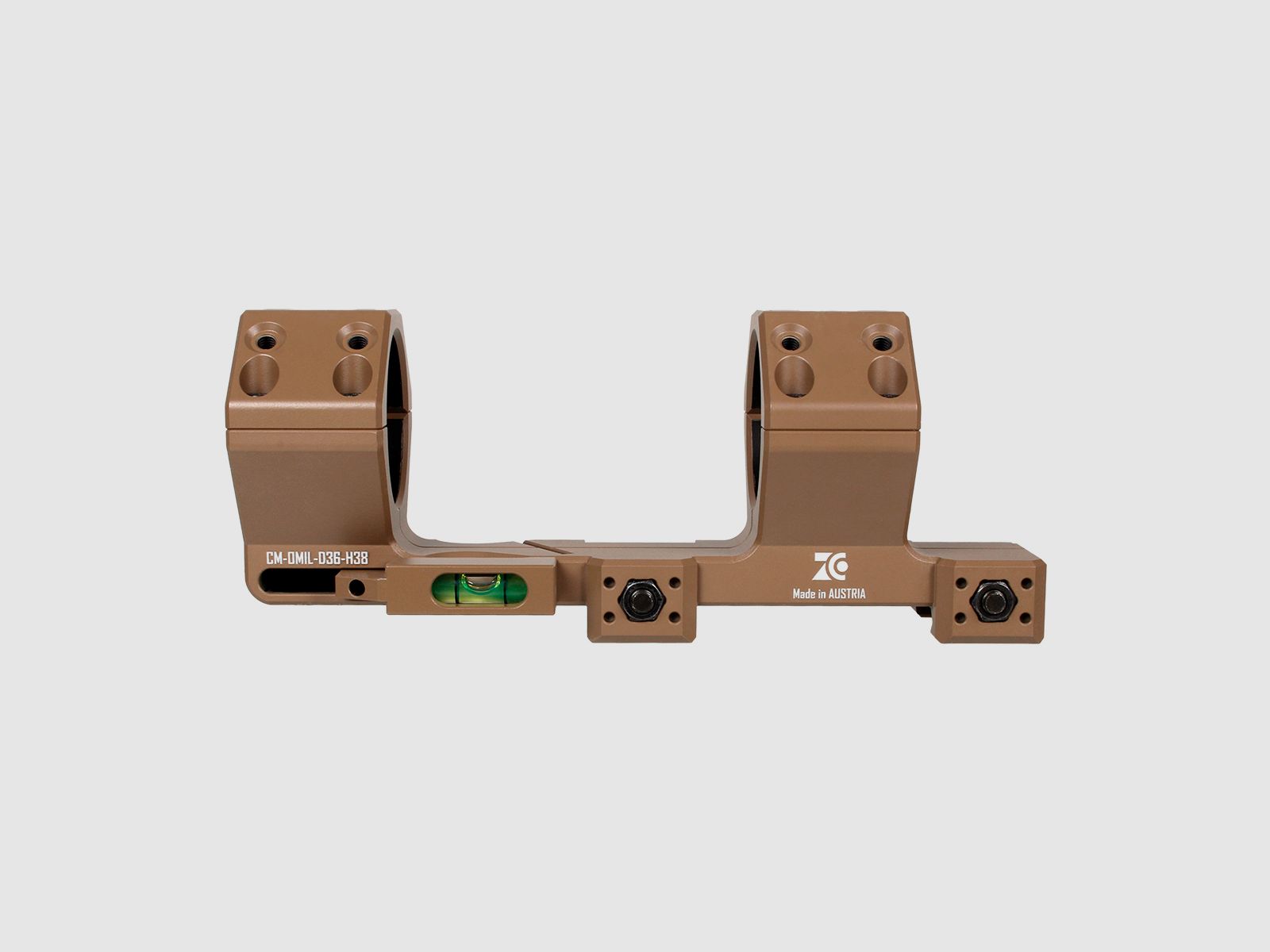 Zero Compromise Cantilever Mount 0 MIL Flat Dark Earth (FDE), image 1 of 3