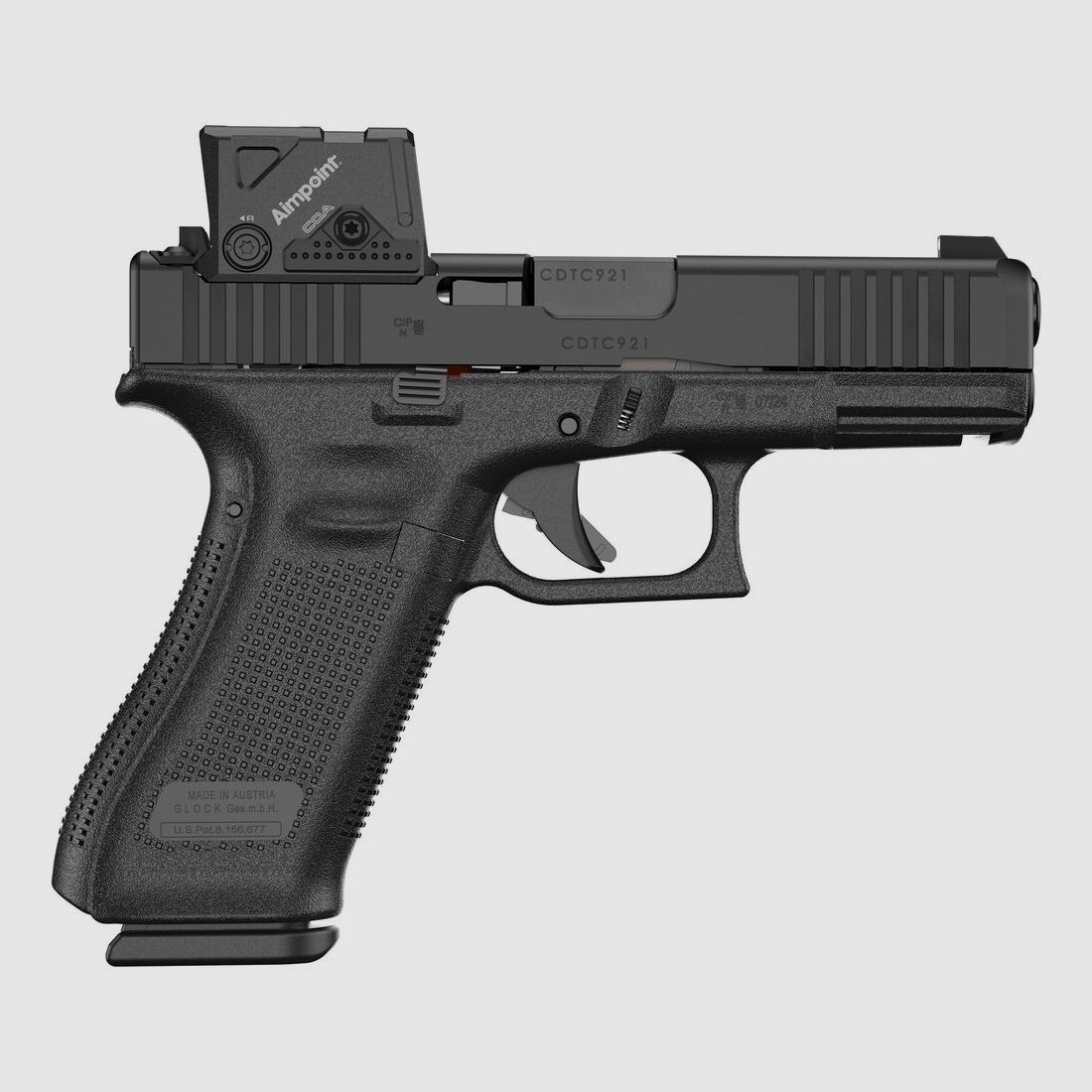 Glock Pistol 45 Gen5 MOS/FS A-CUT Combo 9 mm Luger