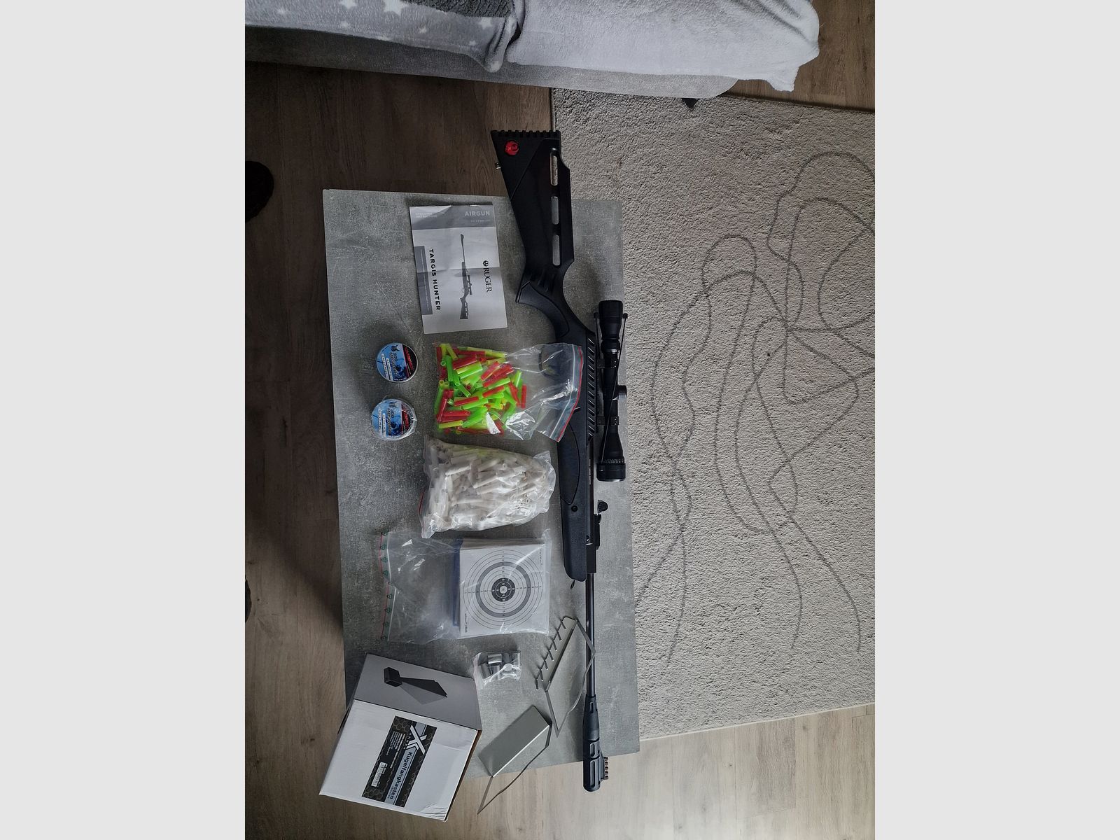 Unbenutzte Ruger Targis Hunter mit viel Zubehör und Tasche 