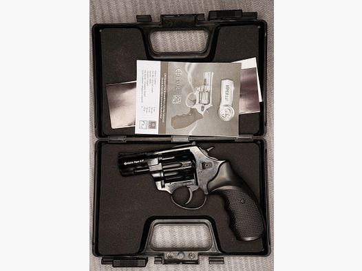 Ekol Viper revólver de detonación de 2,5 pulgadas negro 9 mm R.K. (PTB 1063) tambor de acero