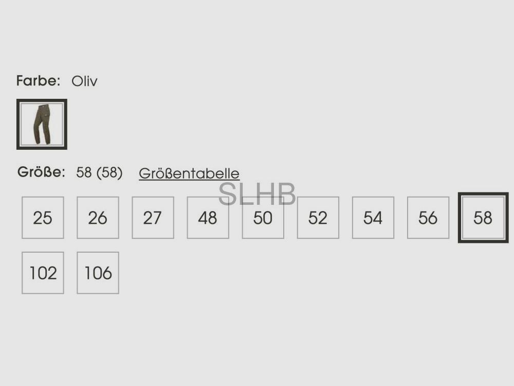 Pantaloni da caccia Herren GEAR Merkel