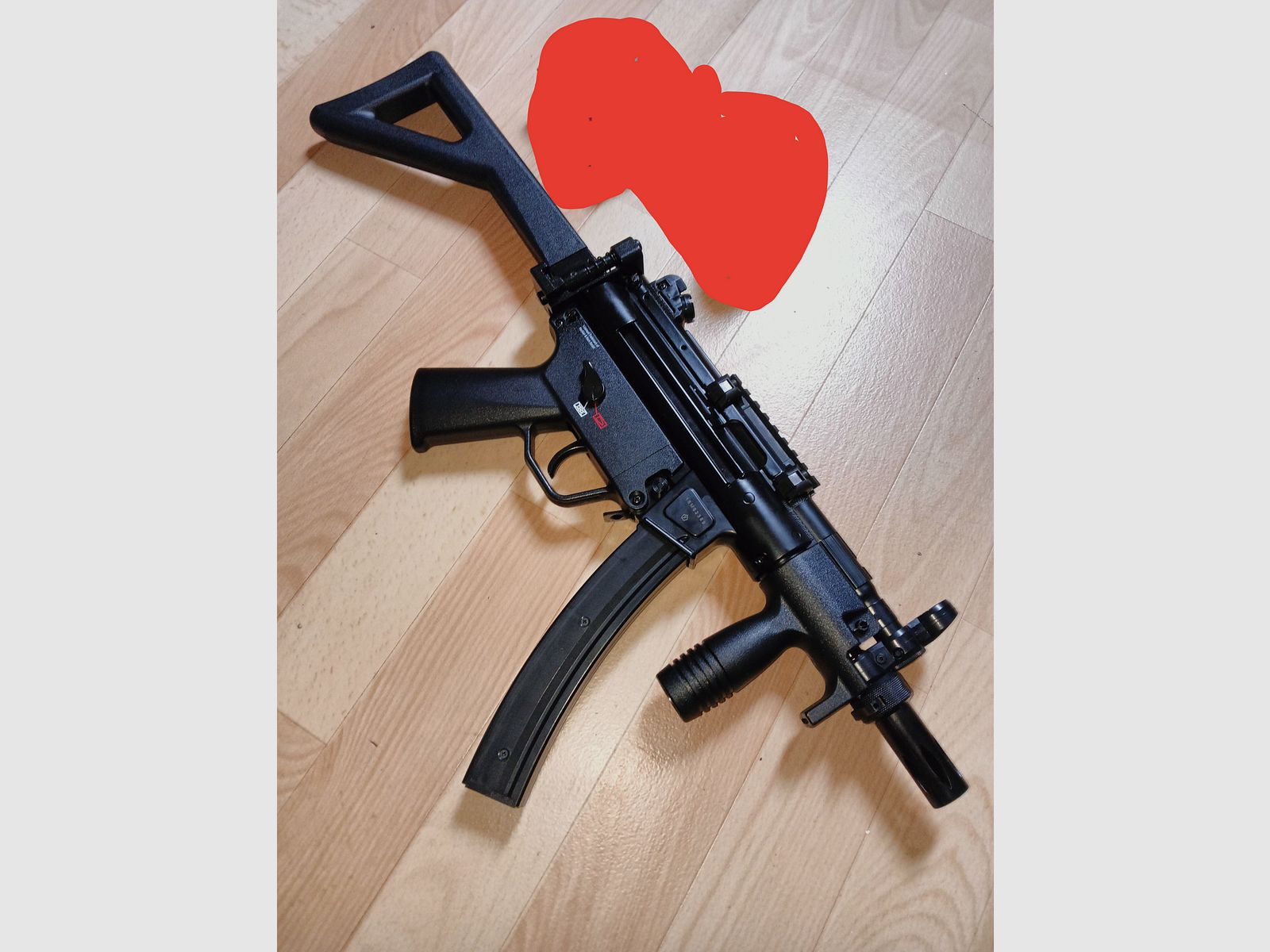 Heckler & Koch MP5K-PDW CO2 4,5mm BB  blowback neuwertig TOP