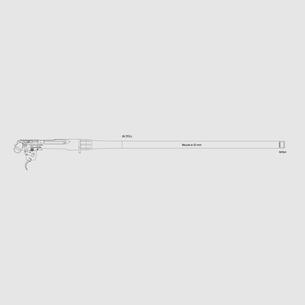 ACTION CANONEE STRASSER RS 700 IM KALIBER .308 WIN 26" gebraucht, Bild 2 von 3