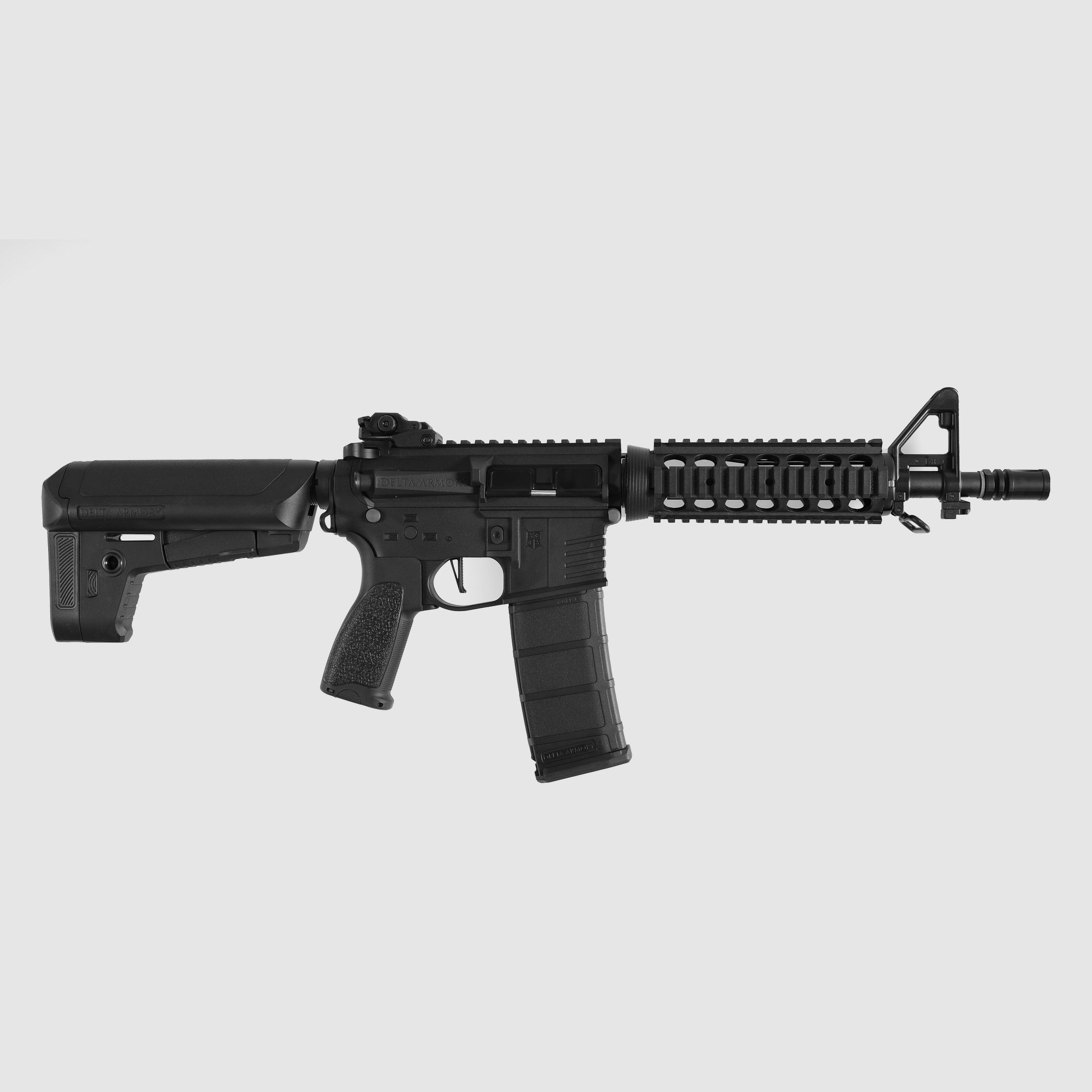 AR15 CQB-R CHARLIE Schwarz S-AEG Softair Gewehr Frei ab 18 Jahren | Delta Armory