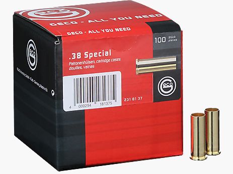 Geco Hülsen .38 Special 100 Stück #2318137