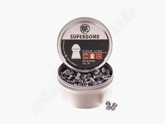 RWS Superdome 2.0g 200 pcs 6.35mm Diabolo