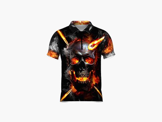 DED Death Skull T-Shirt, size: S, Custom Name: With Custom Name, Clothes type: Women