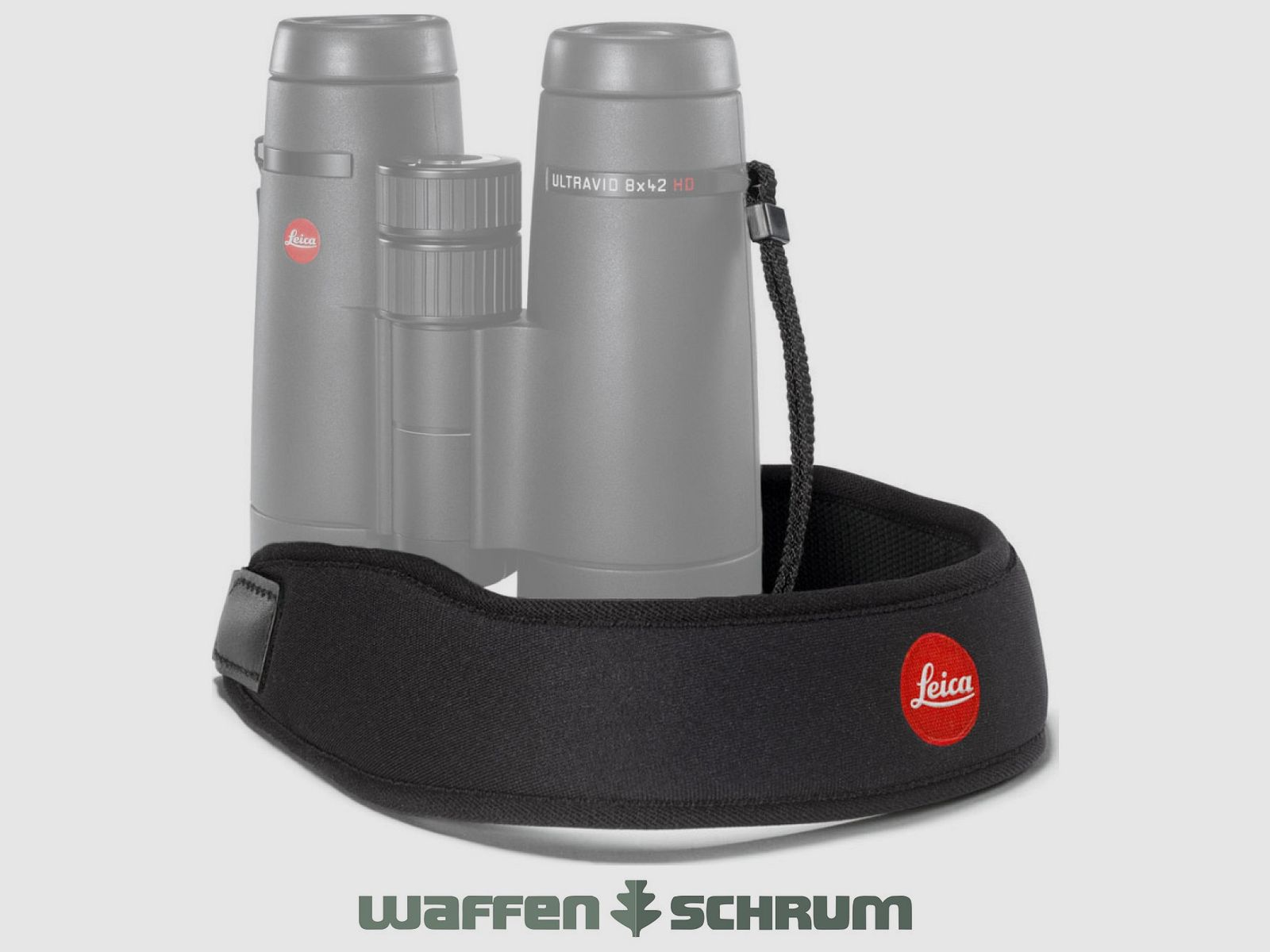 Leica Fernglasriemen Sport Neopren - schwarz