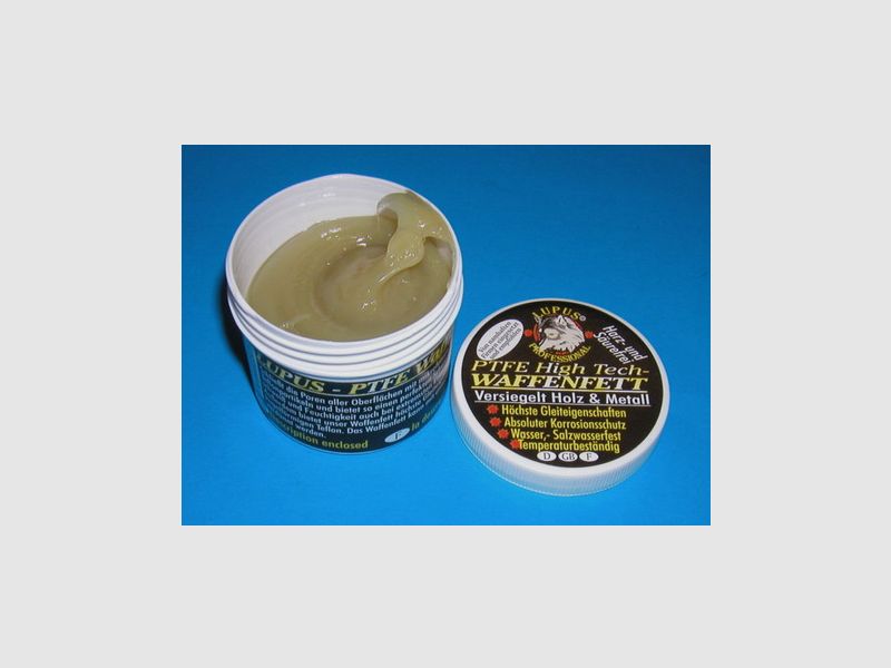 LUPUS graisse d'arme Teflon PFTE boîte de 100 g (EUR 245.-/Kg)