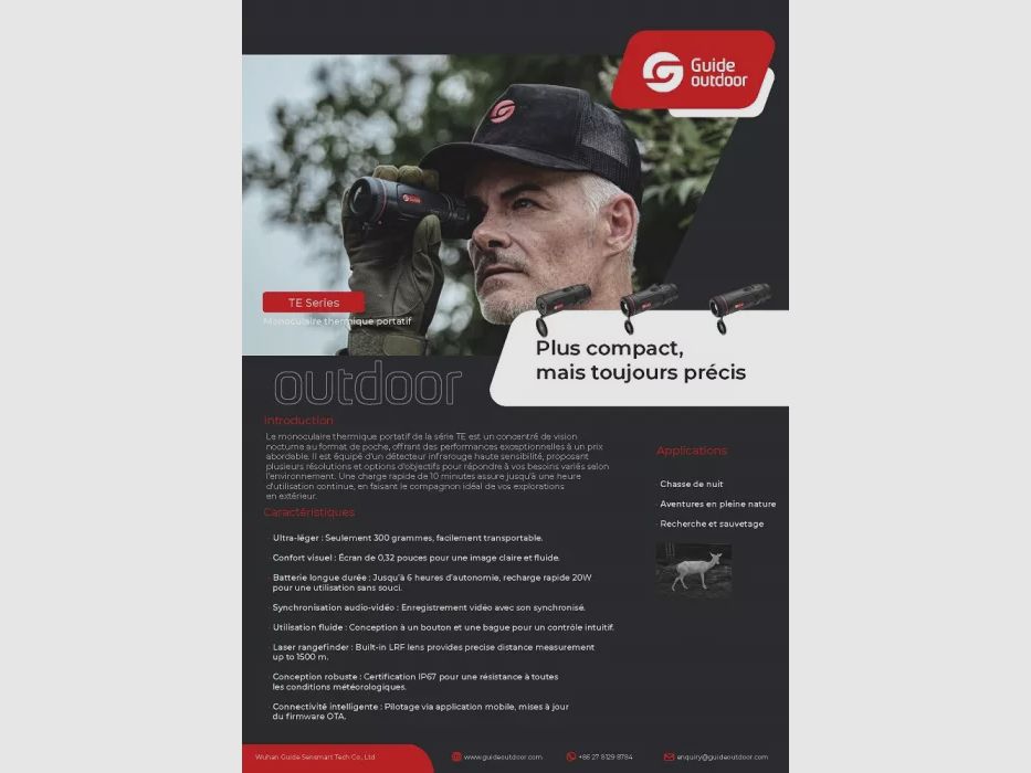 Thermisch Monoculair TE421 GUIDE, afbeelding 8 van 8