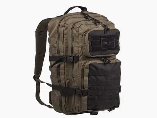 US Assault Large rugzak (Ranger Green/zwart) Mil-Tec