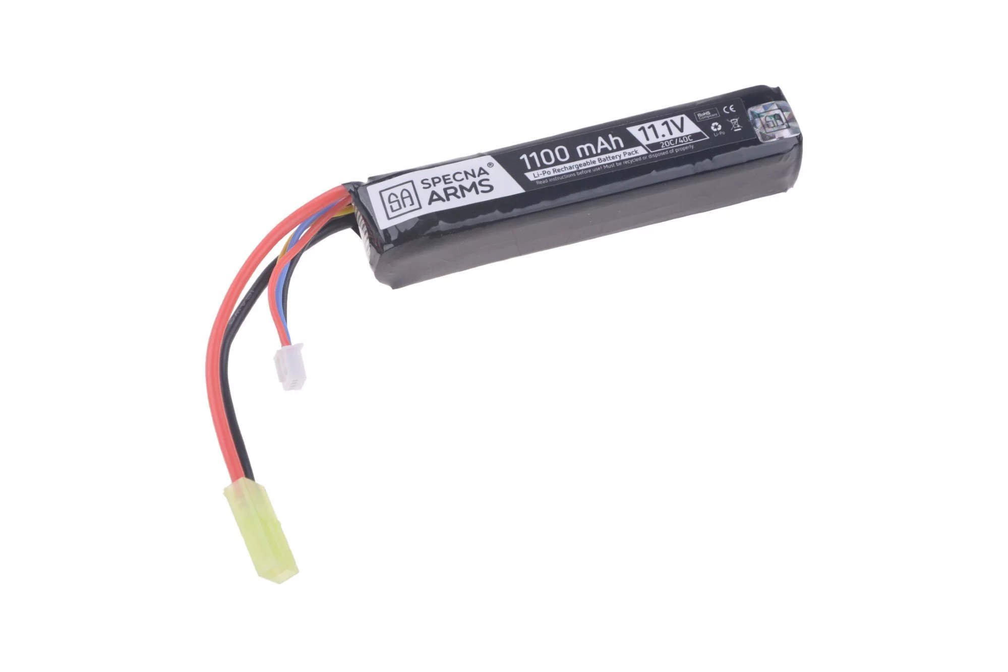 Batería LiPo 11,1 V 1100 mAh 20/40C, imagen 6 de 6