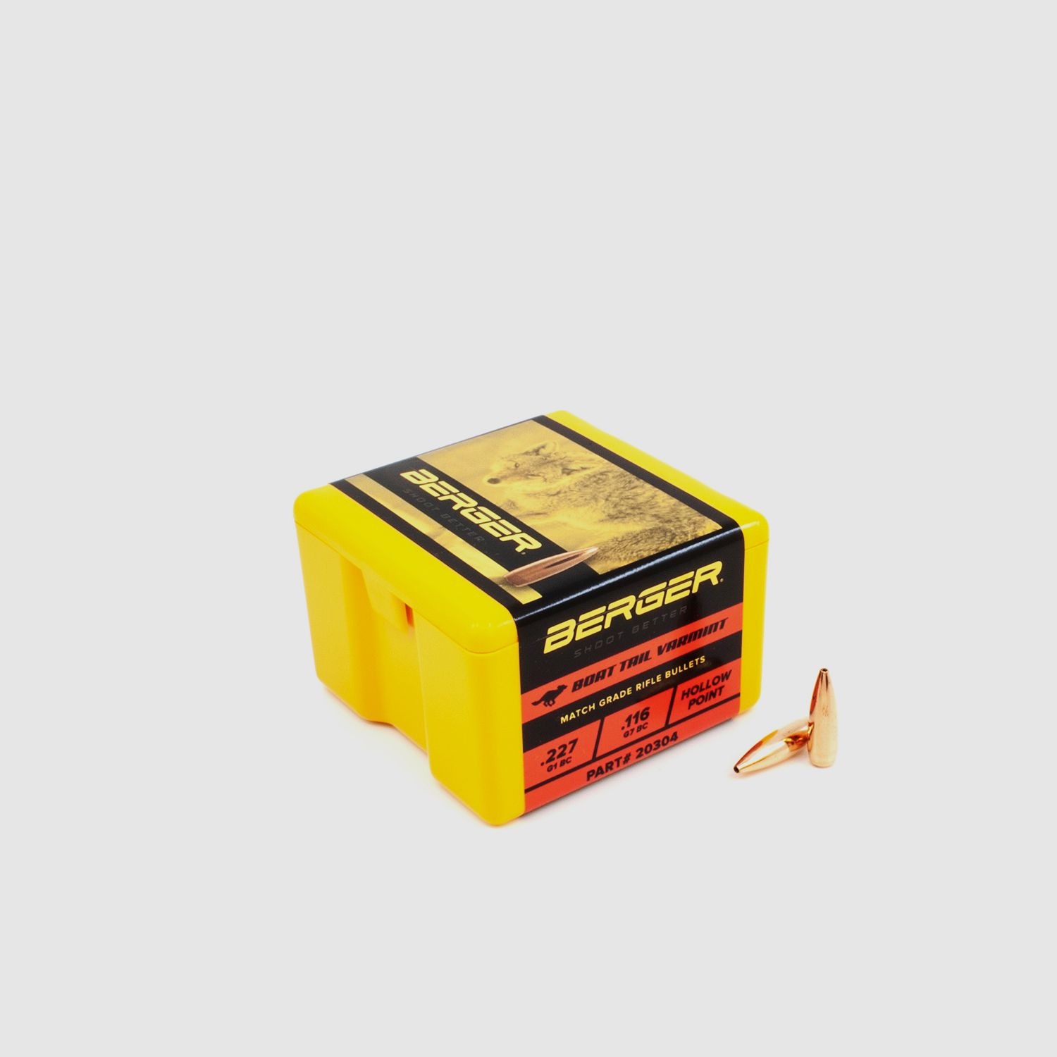 Proiettile Berger .20 BT Varmint 40GR 100 Pezzi