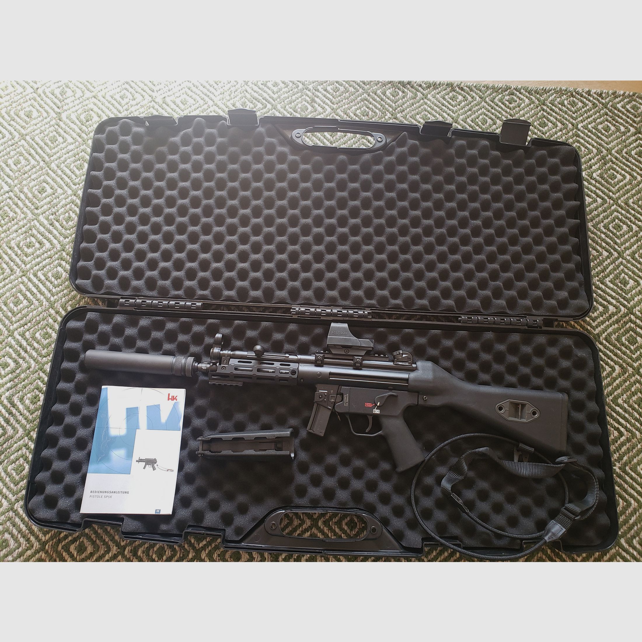 Heckler und Koch SP5 Büchse mit B&T Schalldämpfer SMG / PDW, neuwertig, ab sofort lieferbar, Bild 1 von 11