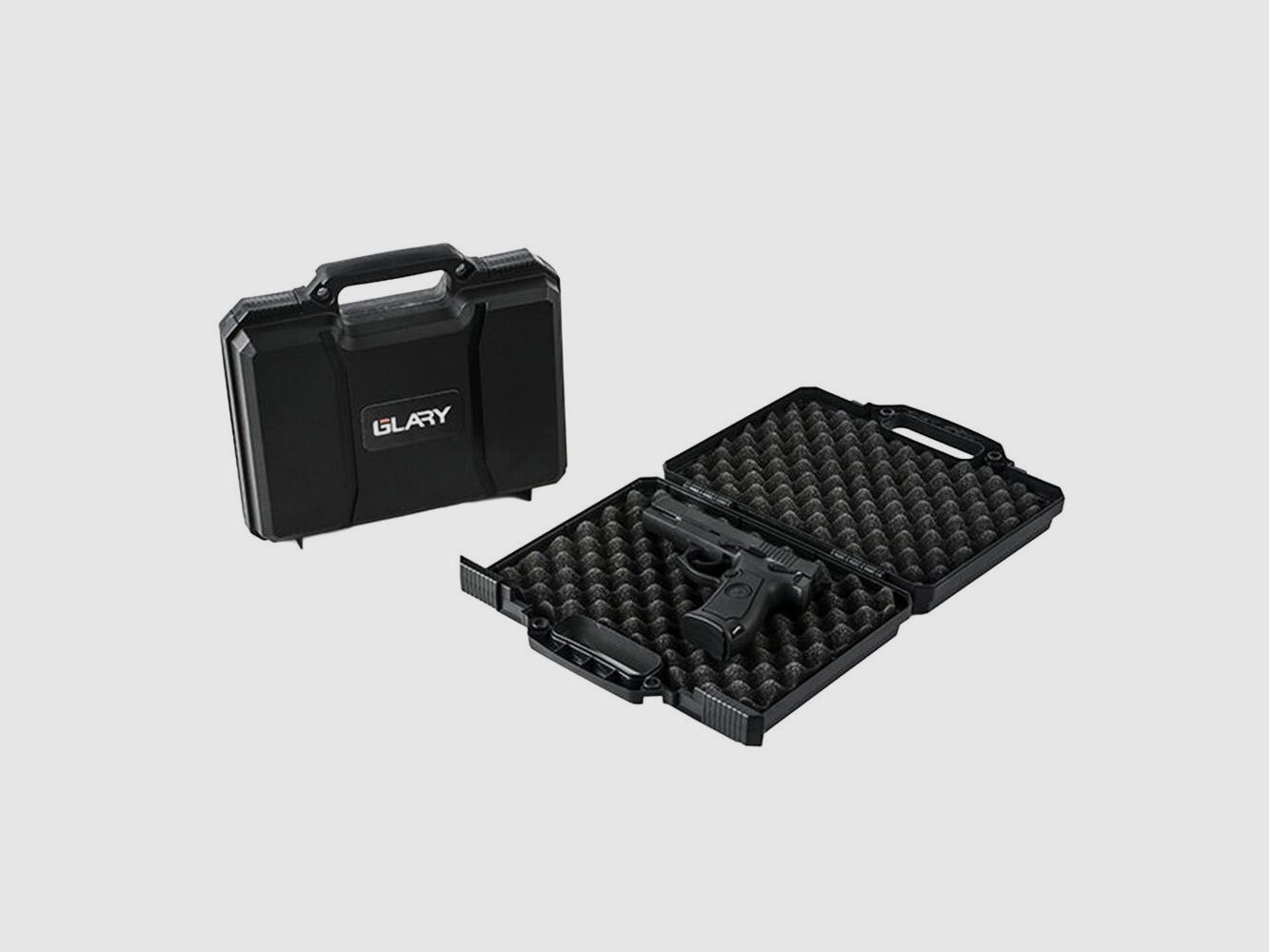 Custodia per pistola Glary 30x26,5x9 cm nera