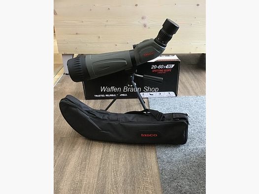Tasco Spectiv 20-60x80 Zielony z tripodem i torbą transportową