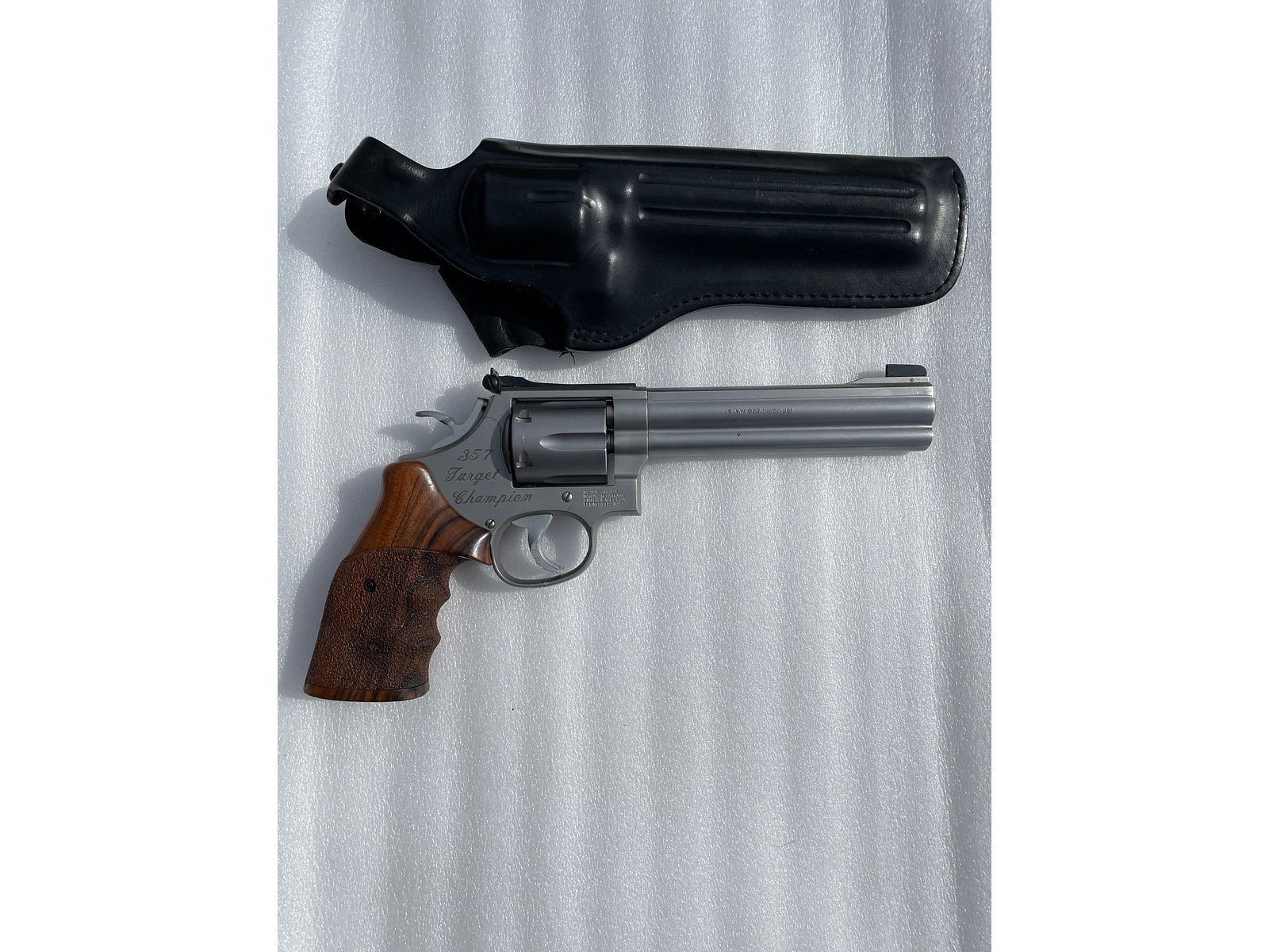 S&W Revolver Mod. 686 Target Champion, 6", cal. .357 Mag., stainl./matt
