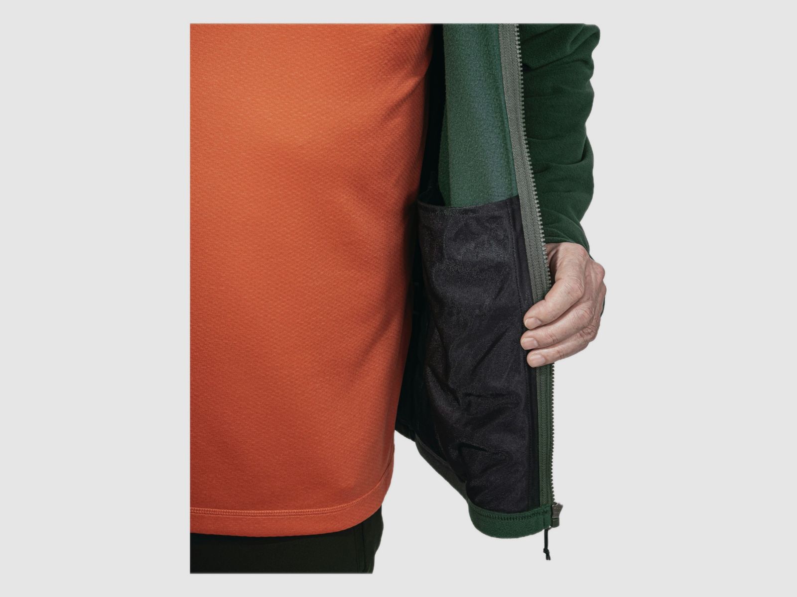 SCHÖFFEL Wandelfleecejacke Stil Qutang MNS Groen