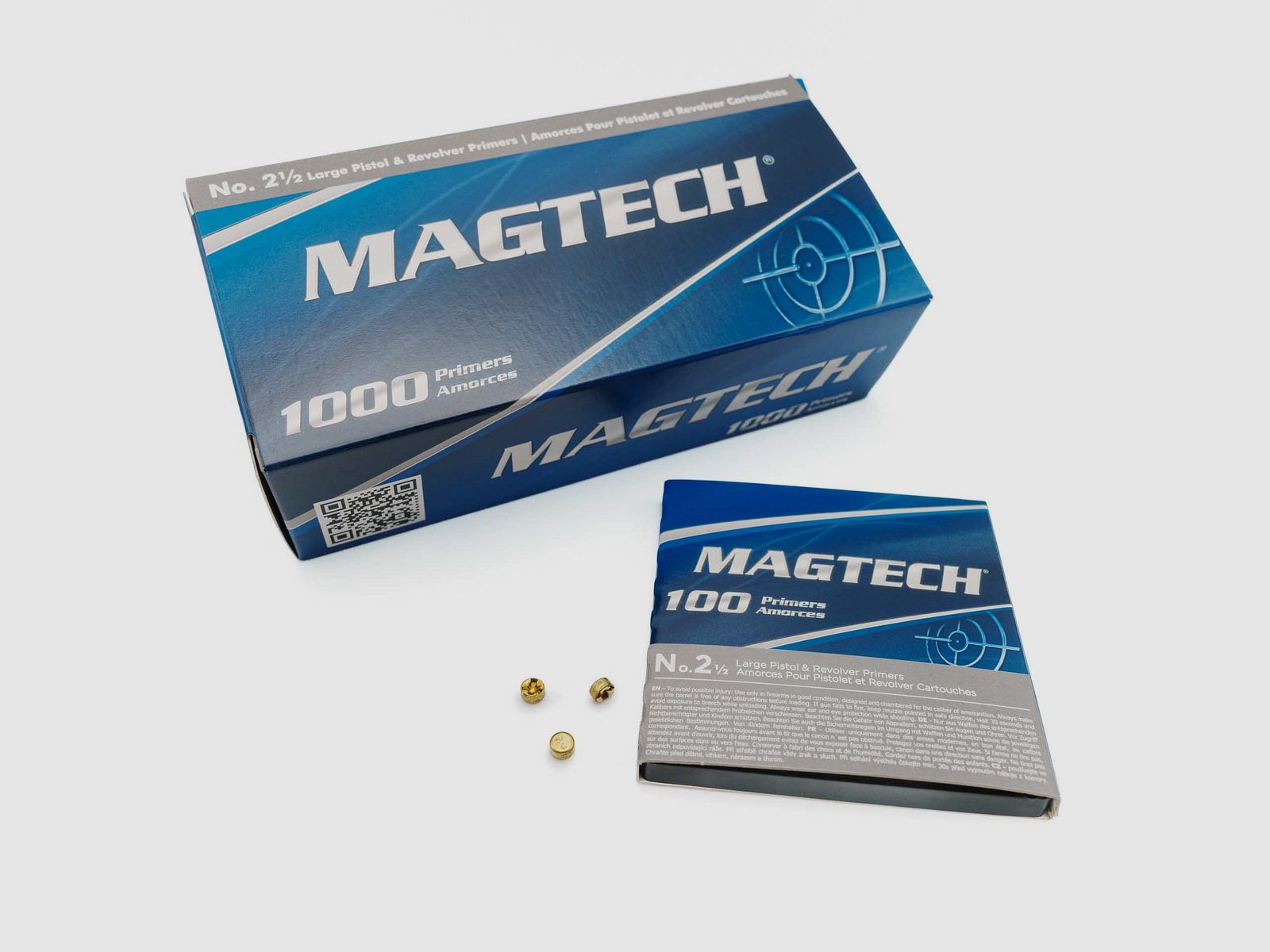 MAGTECH Primer / Zündhütchen - Large Pistol & Revolver 2½ - 1.000 Stück