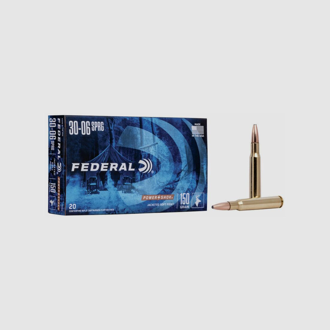 Federal TM/SP 9,7g/150grs Power-Shok .308Win; .308 7,62x51mm