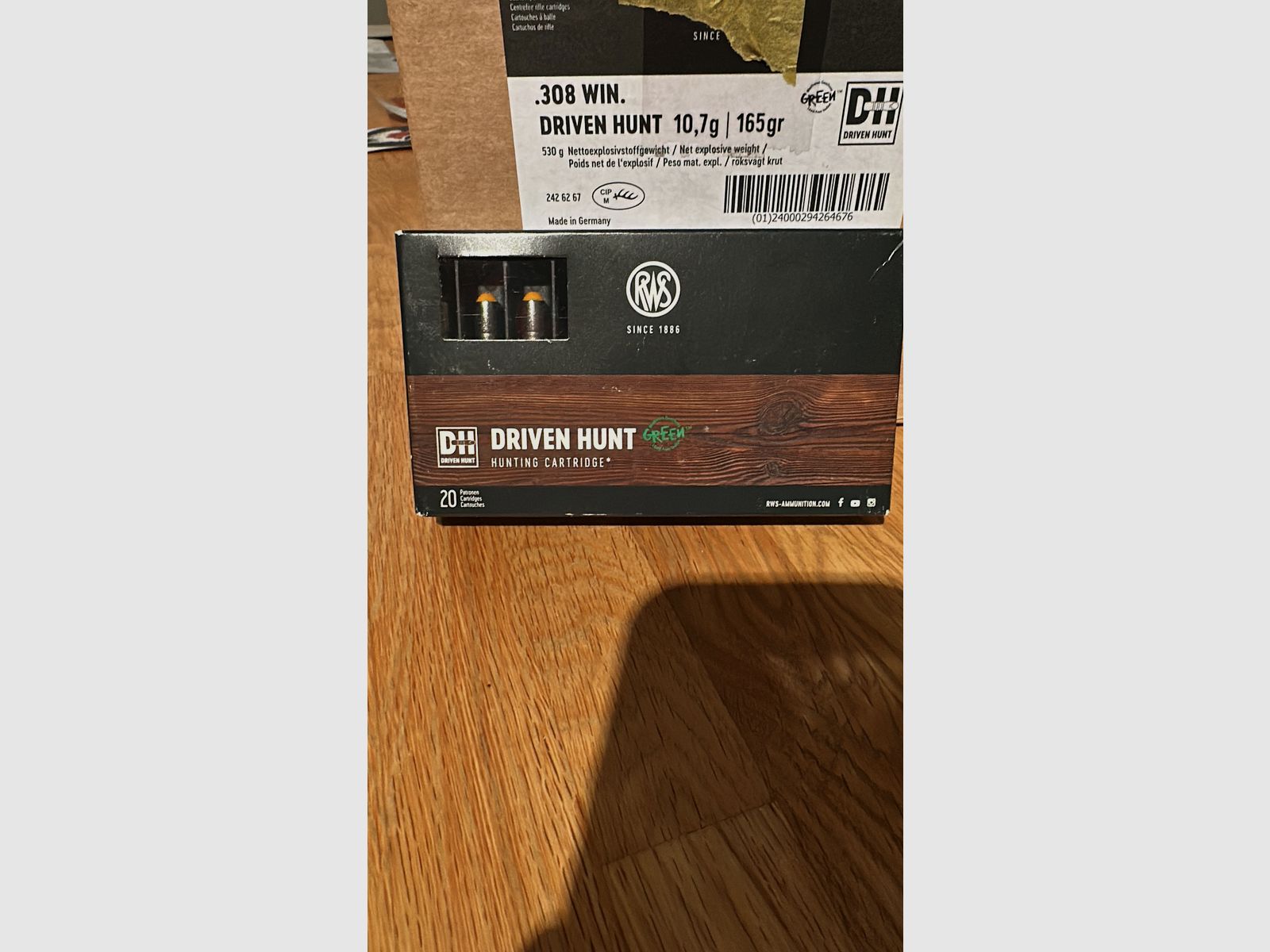 RWS Driven Hunt Kal. .308 Win. 10,7 g/ 165 grs. 11 Packungen 