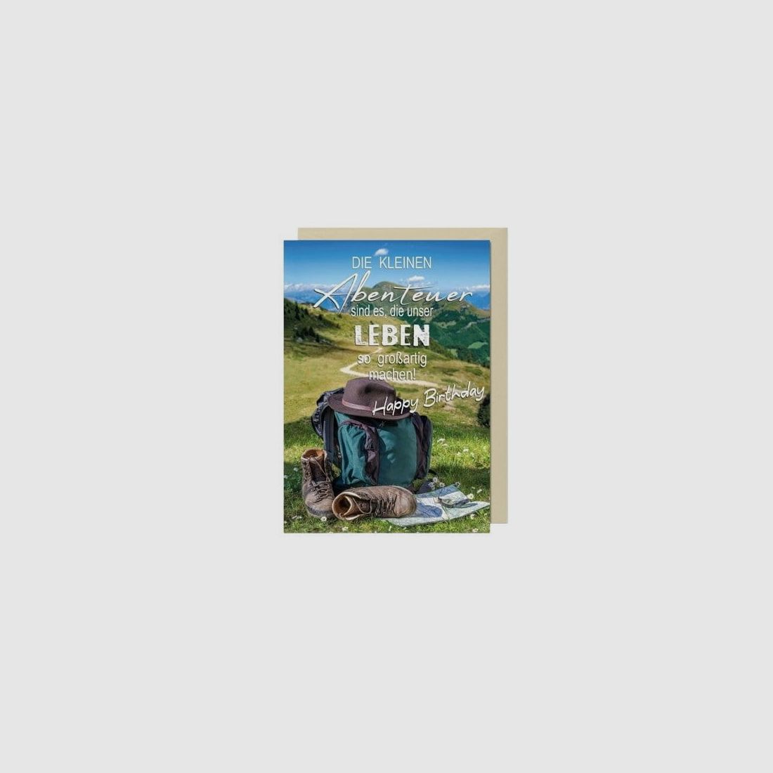 MICHEL-VERLAG Geburtstagsgrußkarte Wanderer