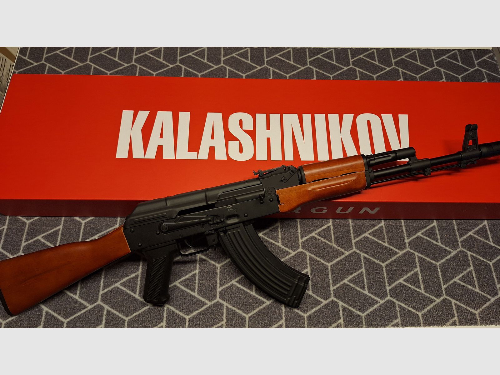 Kalashnikov AK74 G.S.G. Co2-Rifle de aire 4,5 mm-NUEVO!