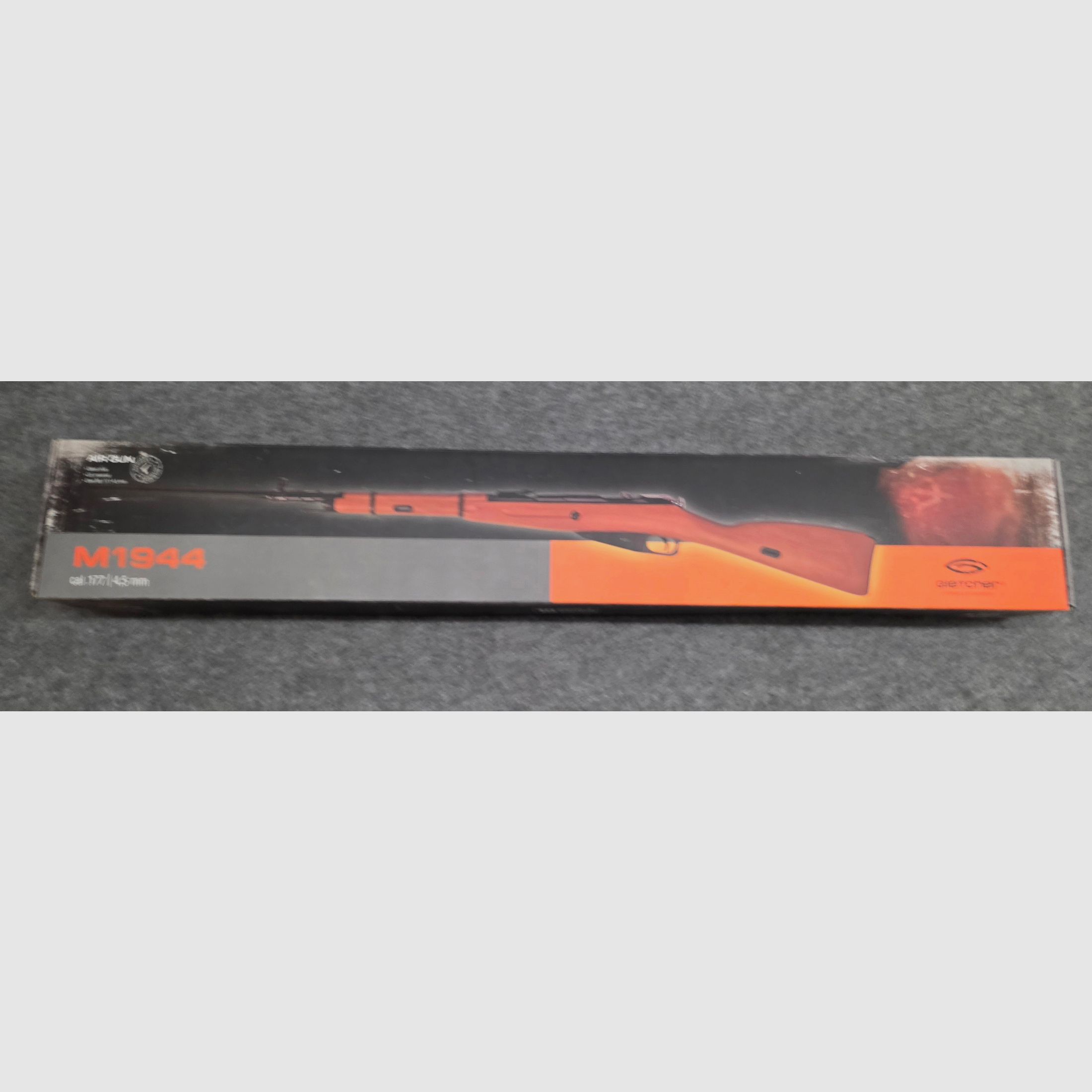 Gletcher M1944 CO2 carabine à air calibre 4,5 mm BB en acier avec optique en bois et baïonnette Cal. 4,5 mm BB en acier