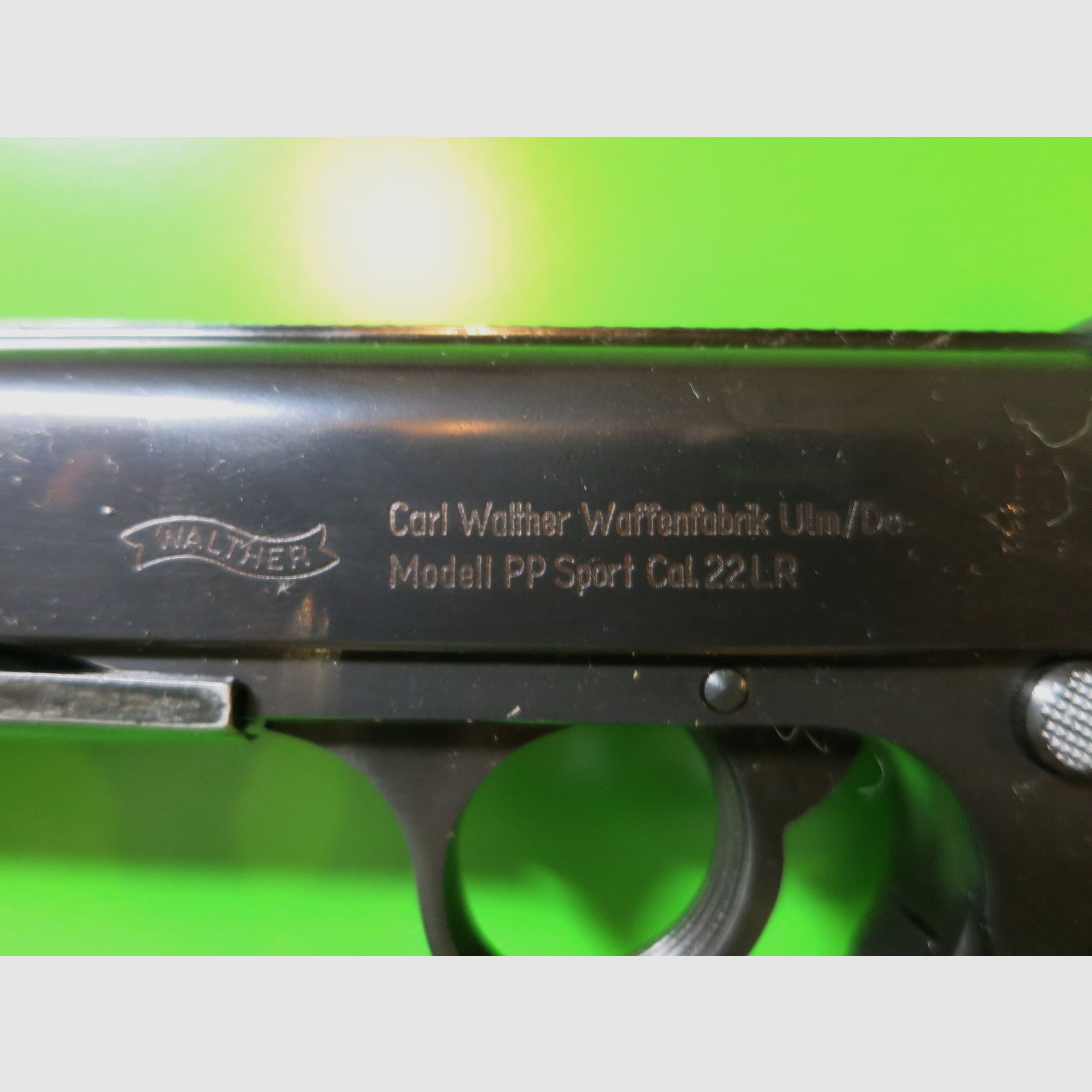 Sport-Pistole Walther PP Sport, Kaliber .22lr, Laufgewicht, 5" Lauf     #46-